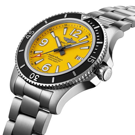 breitling superocean 44 yellow|pre owned breitling superocean 44.